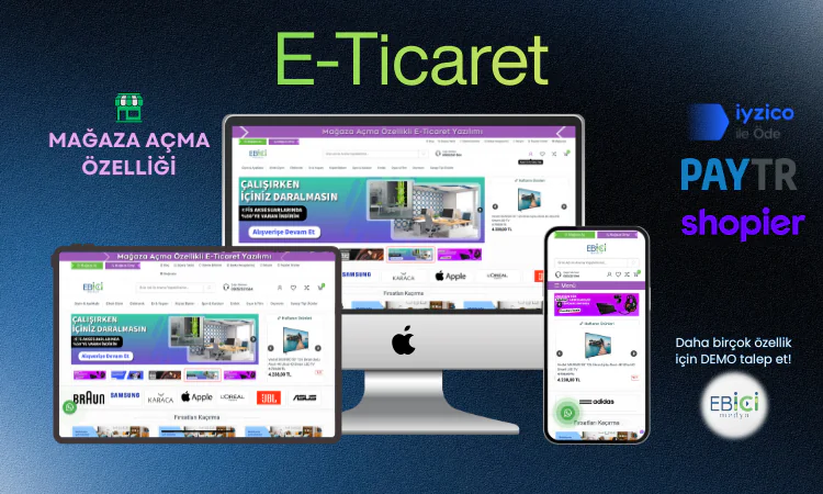 Pazaryeri (C2C) ve İlan Özellikli E-Ticaret Yazılımı