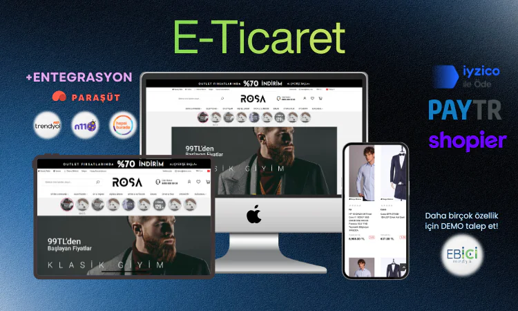 Giyim Tekstil Butik E-Ticaret Sitesi